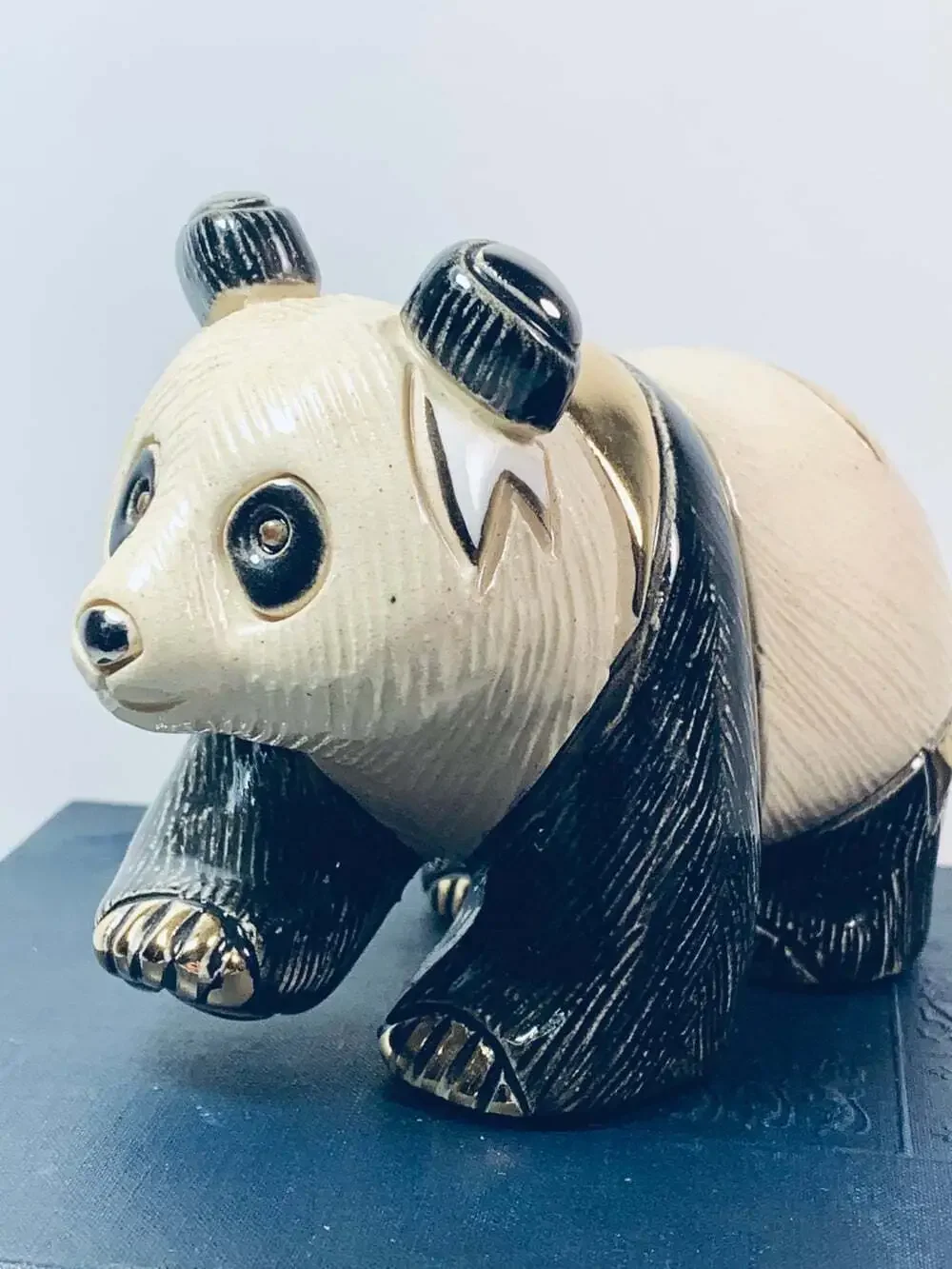 Panda Figurine Statue De Rosa Rinconada